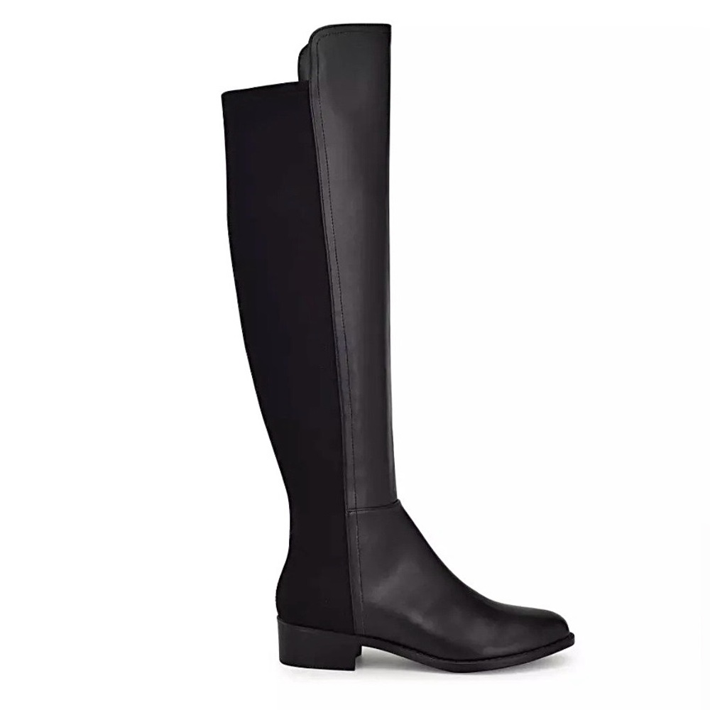 🆕 NINE WEST Overknee Boots Black 8.5US Retail $250